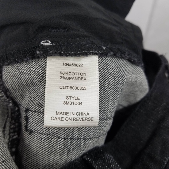 Max Studio London Jeans Womens 26 Destroyed Raw Hem Skinny - Picture 5 of 6